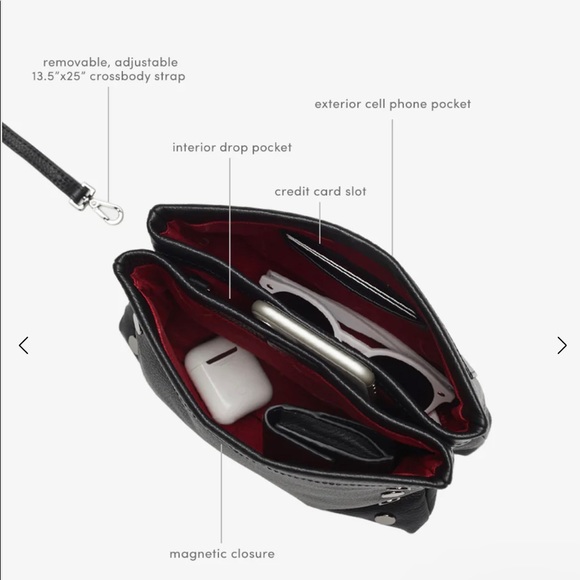 🆕 Hammitt Duke Daisy Snake Print Triple Compartment Bag, Brushed Gold Accents - Picture 13 of 14